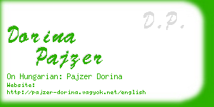 dorina pajzer business card